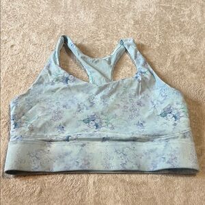 Pastel Floral Sports Bra